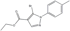 5-Bromo-1-p-tolyl-1H-pyrazole-4-carboxylic acid ethyl ester
